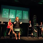 2017 Resource Recycling conference in Minneapolis, MN.  IRC's Carey Hamilton moderating Plenary Session I: Impactful Ideas in Action with speakers Bridget Croke, Keefe Harrison and Brenda Pulley.