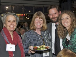 Mary "Can Lady" Stumpp, Brenda Rising-Moore, Neal Bennett and Morgan Johnson